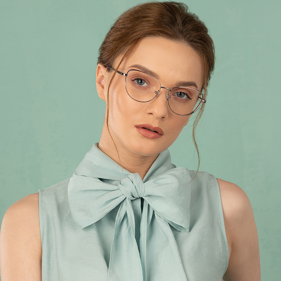 Vincent Chase Online Mid Gunmetal Full Rim Cat Eye right side