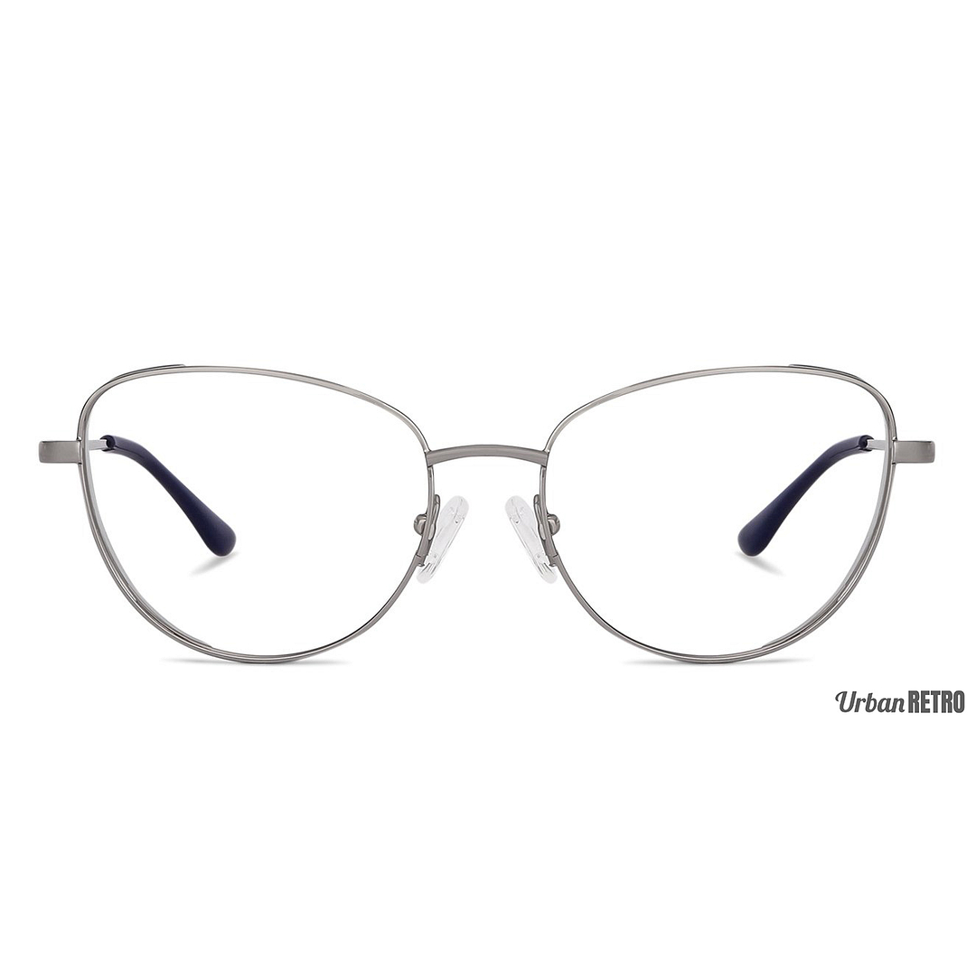 Vincent Chase Online Mid Gunmetal Full Rim Cat Eye left side