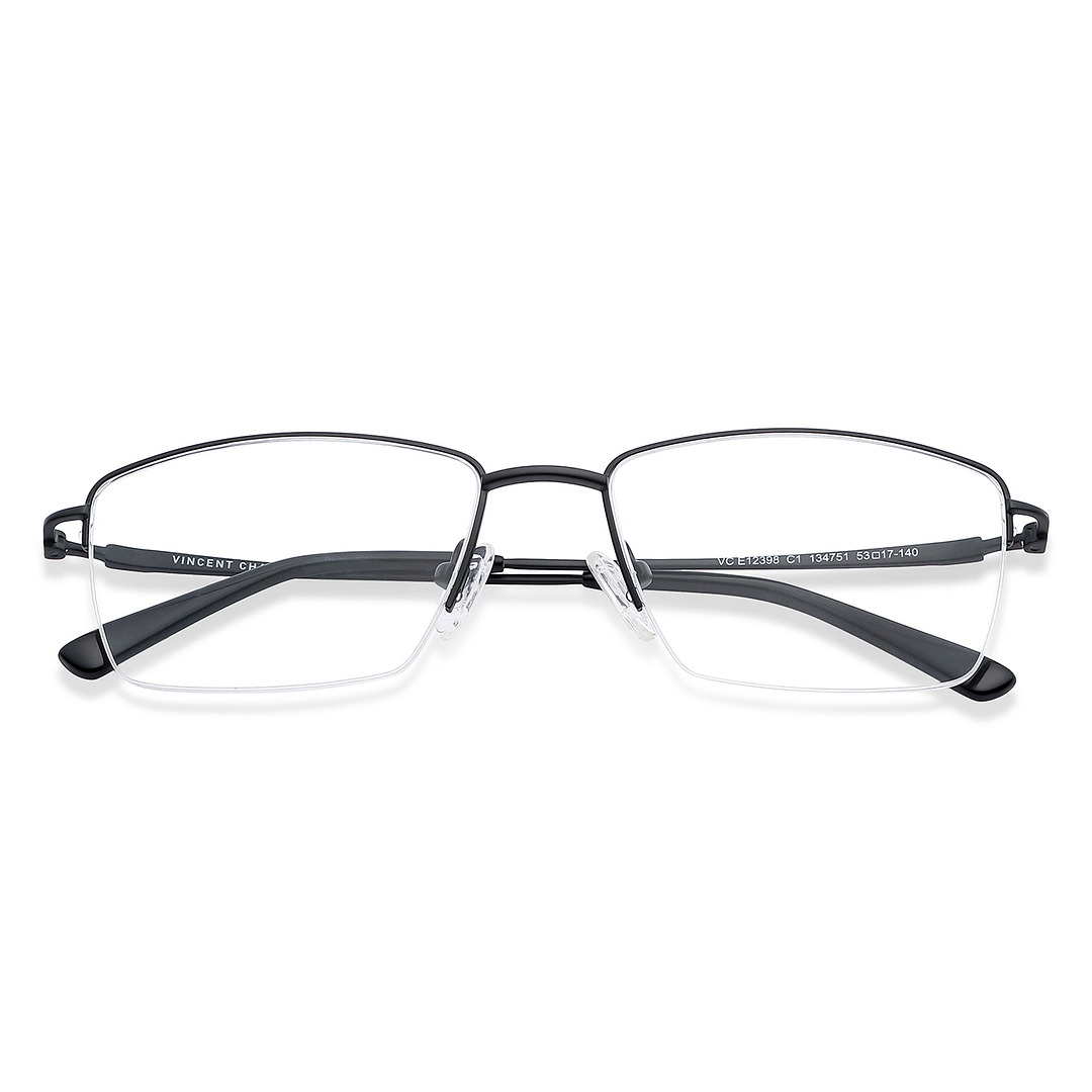 Vincent Chase Online Black Half Rim Rectangle right side