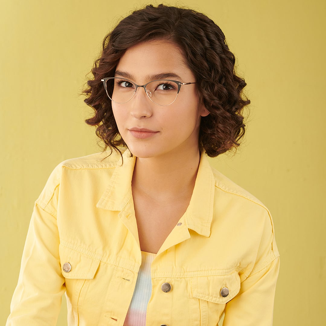 Vincent Chase Black Full Rim Cat Eye left side