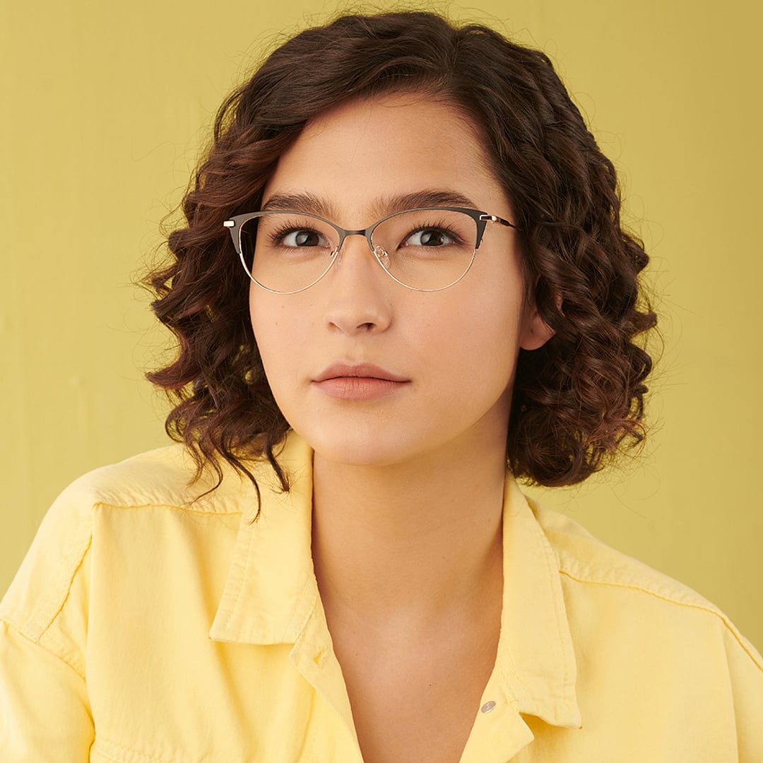 Vincent Chase Black Full Rim Cat Eye right side