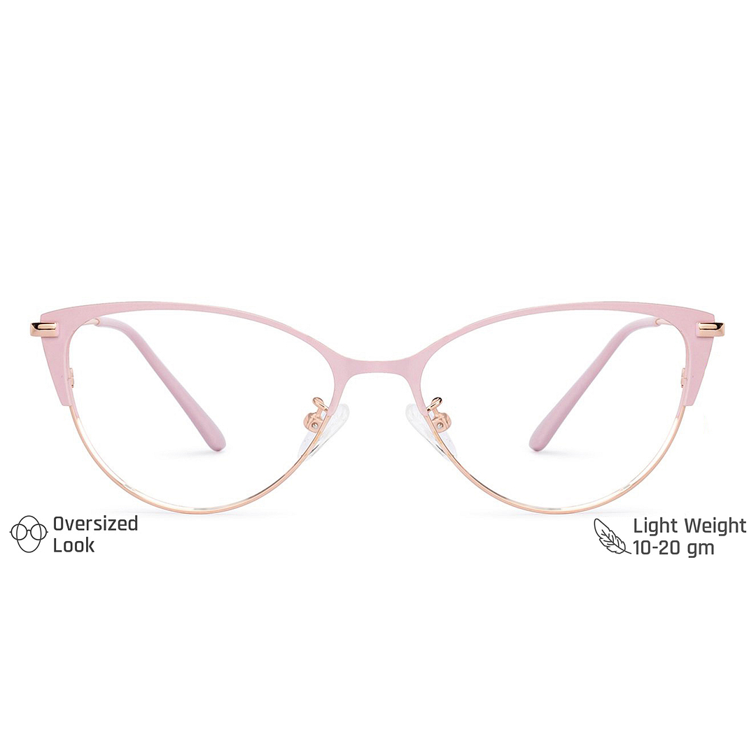 Vincent Chase Online Pink Full Rim Cat Eye left side