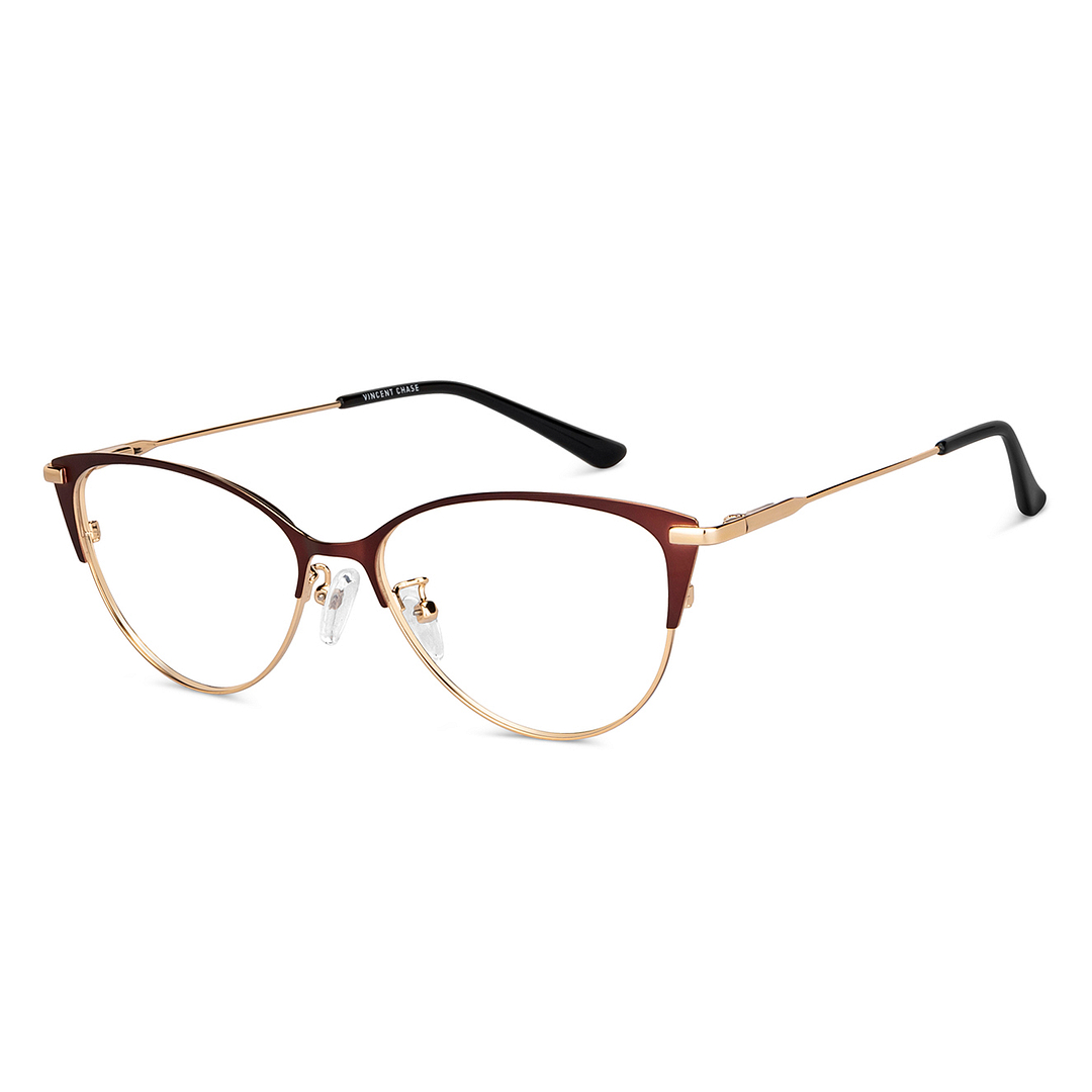 Vincent Chase Gold Full Rim Cat Eye right side