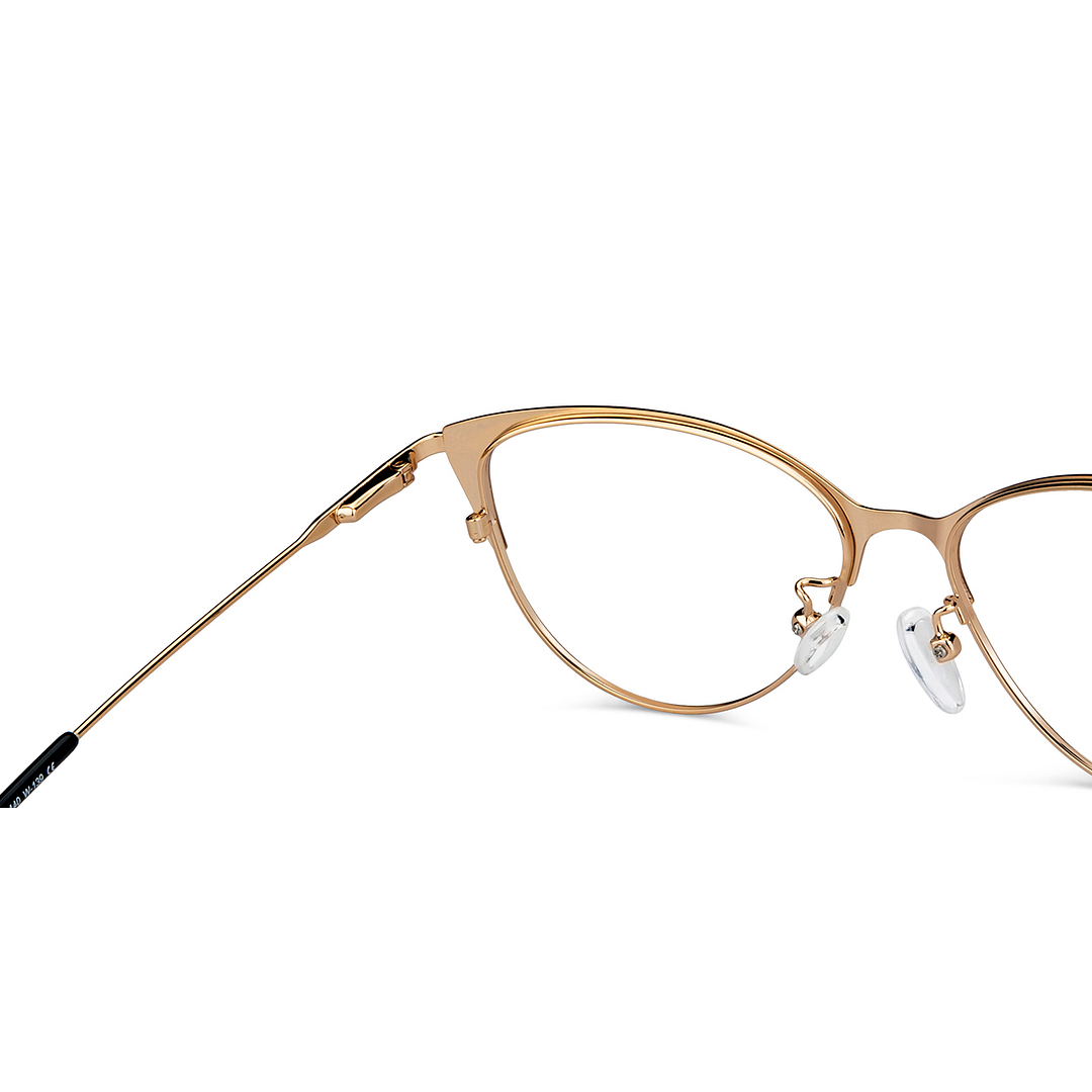 Vincent Chase Gold Full Rim Cat Eye right side