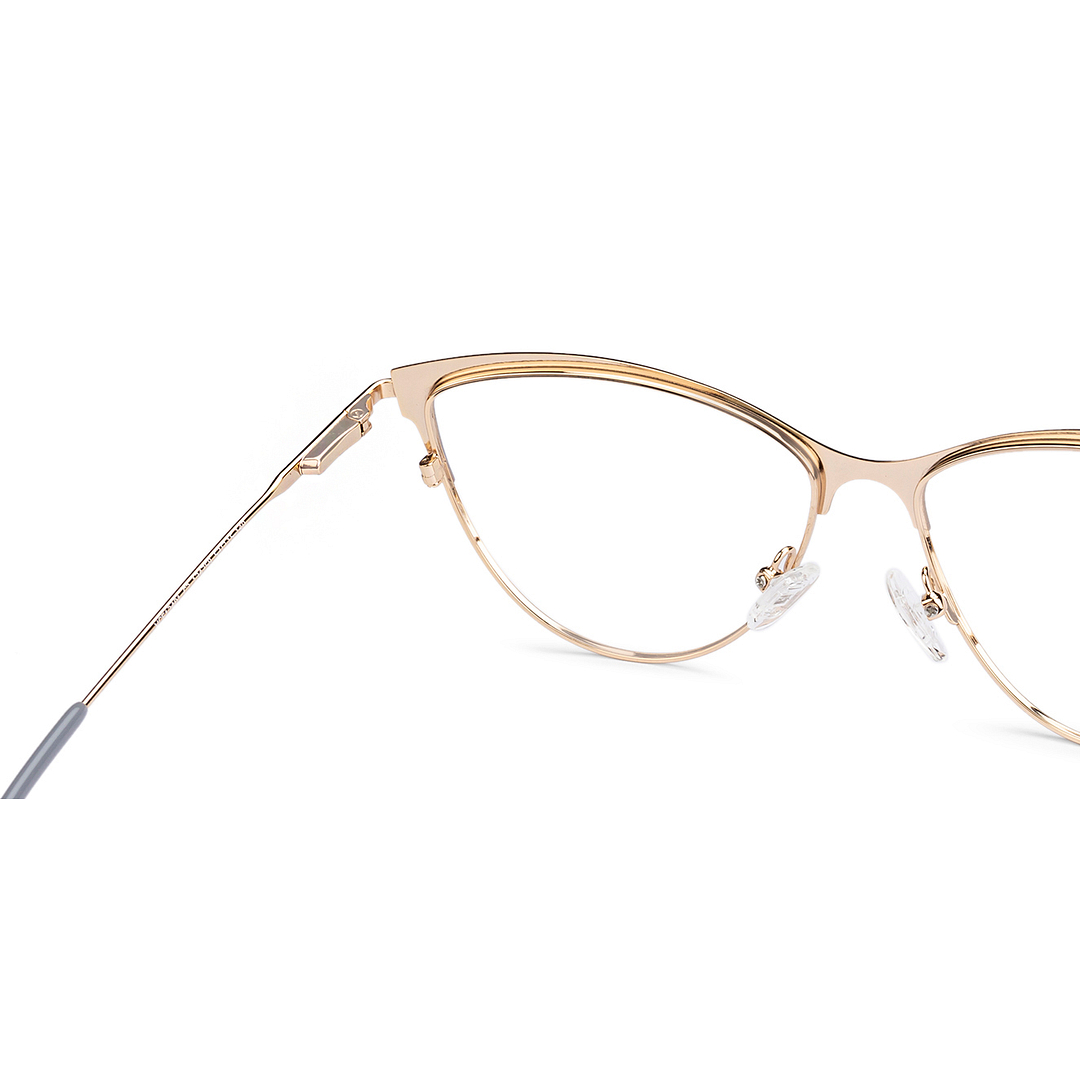 Vincent Chase Online Light Gray Full Rim Cat Eye right side