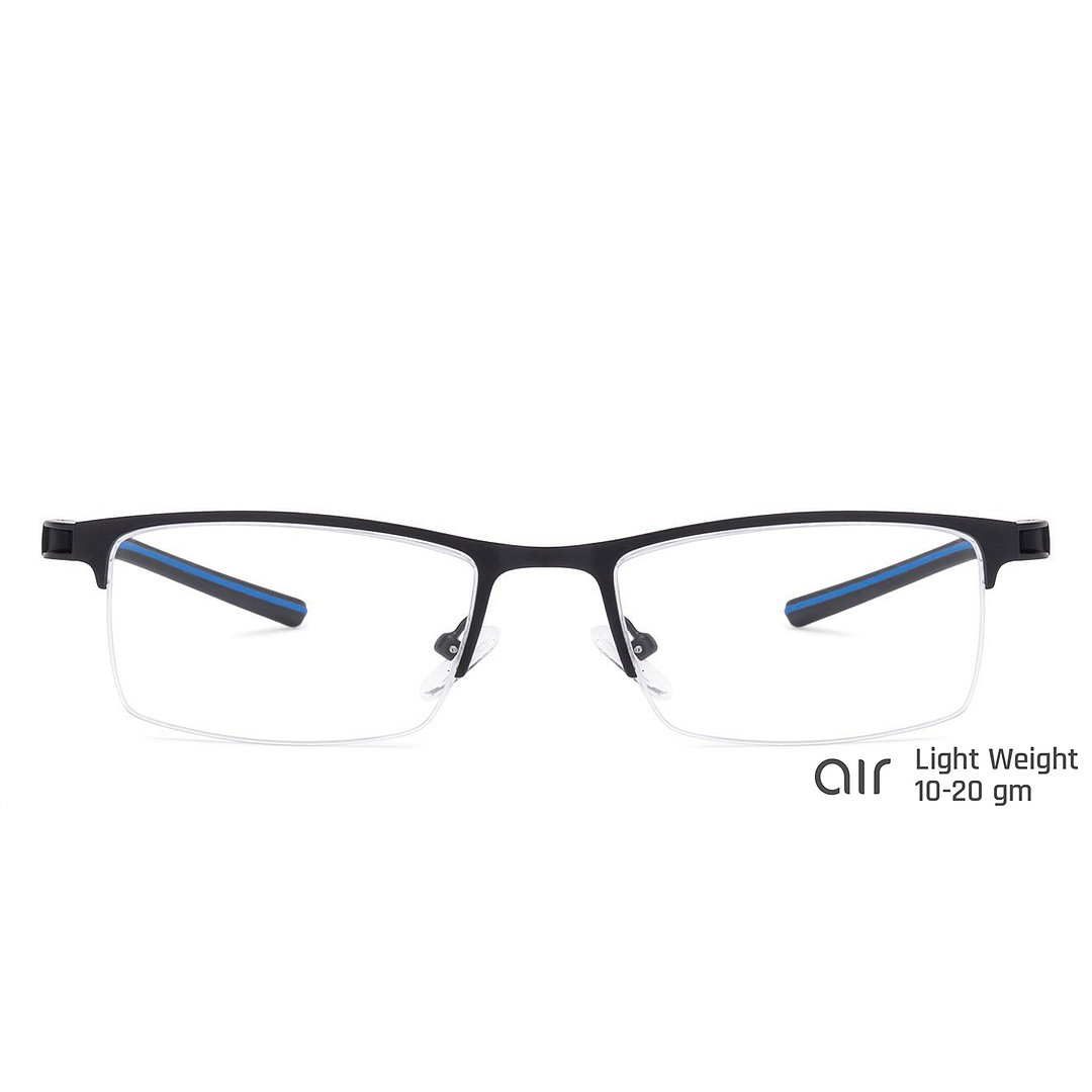 Lenskart Air Online Demi Half Rim Rectangle left side