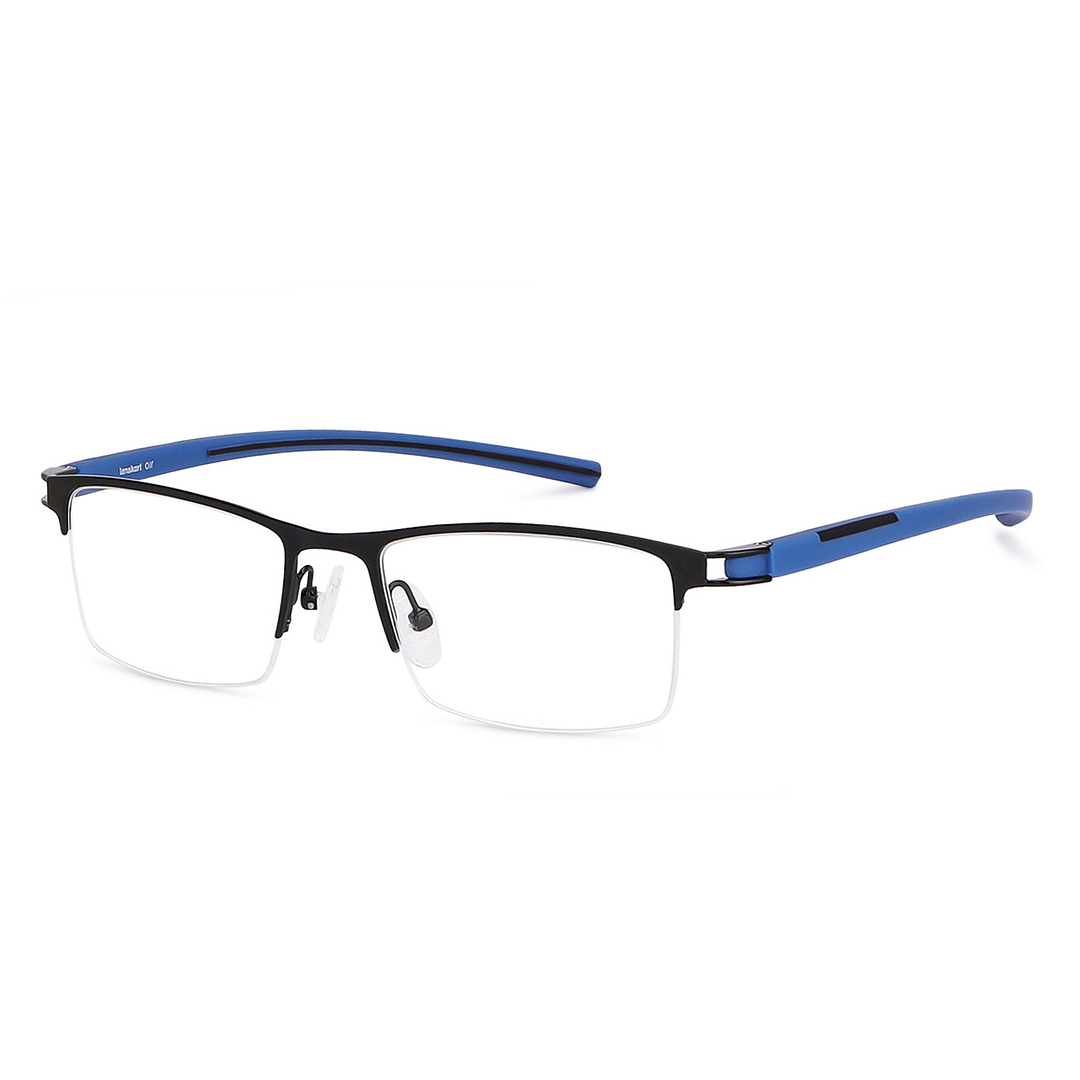 Lenskart Air Black Half Rim Rectangle right side
