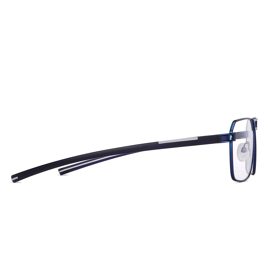 Vincent Chase Sky Blue Full Rim Geometric left side