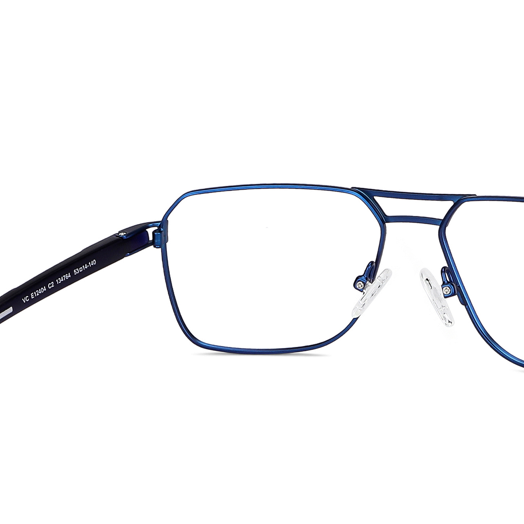 Vincent Chase Sky Blue Full Rim Geometric right side
