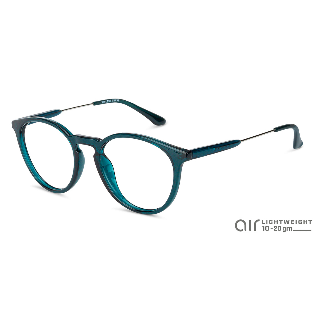 Lenskart Air Online Green Full Rim Round left side