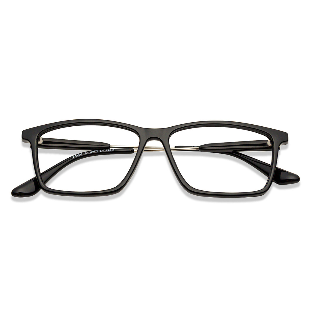 Lenskart Air Online Black Full Rim Rectangle left side