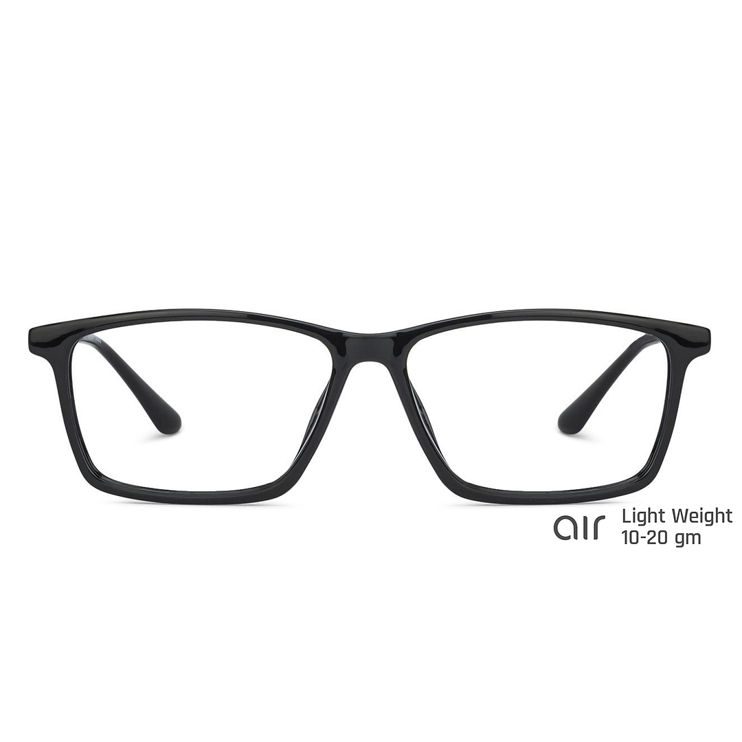 Lenskart Air Online Black Full Rim Rectangle left side