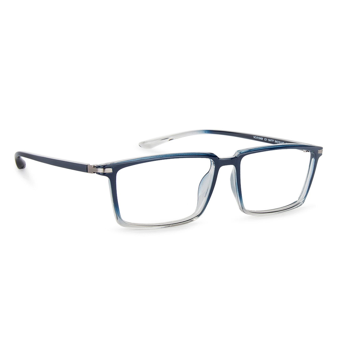 Lenskart Air Online Blue Transparent Full Rim Rectangle right side