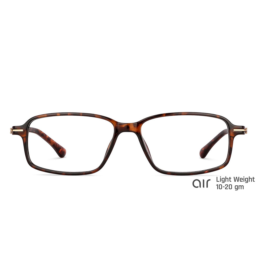 Lenskart Air Online Light Brown Full Rim Rectangle left side