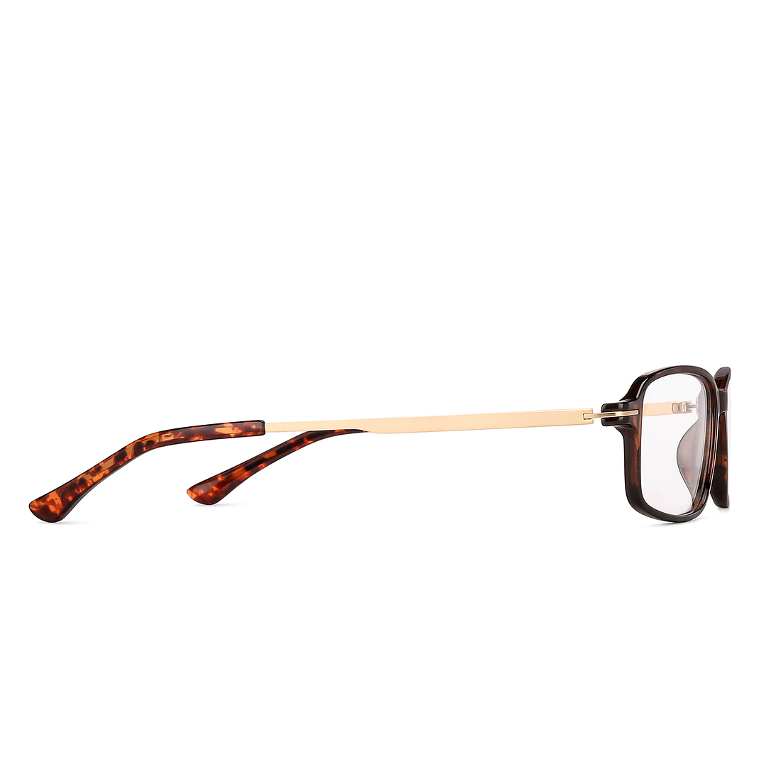 Lenskart Air Online Light Brown Full Rim Rectangle left side