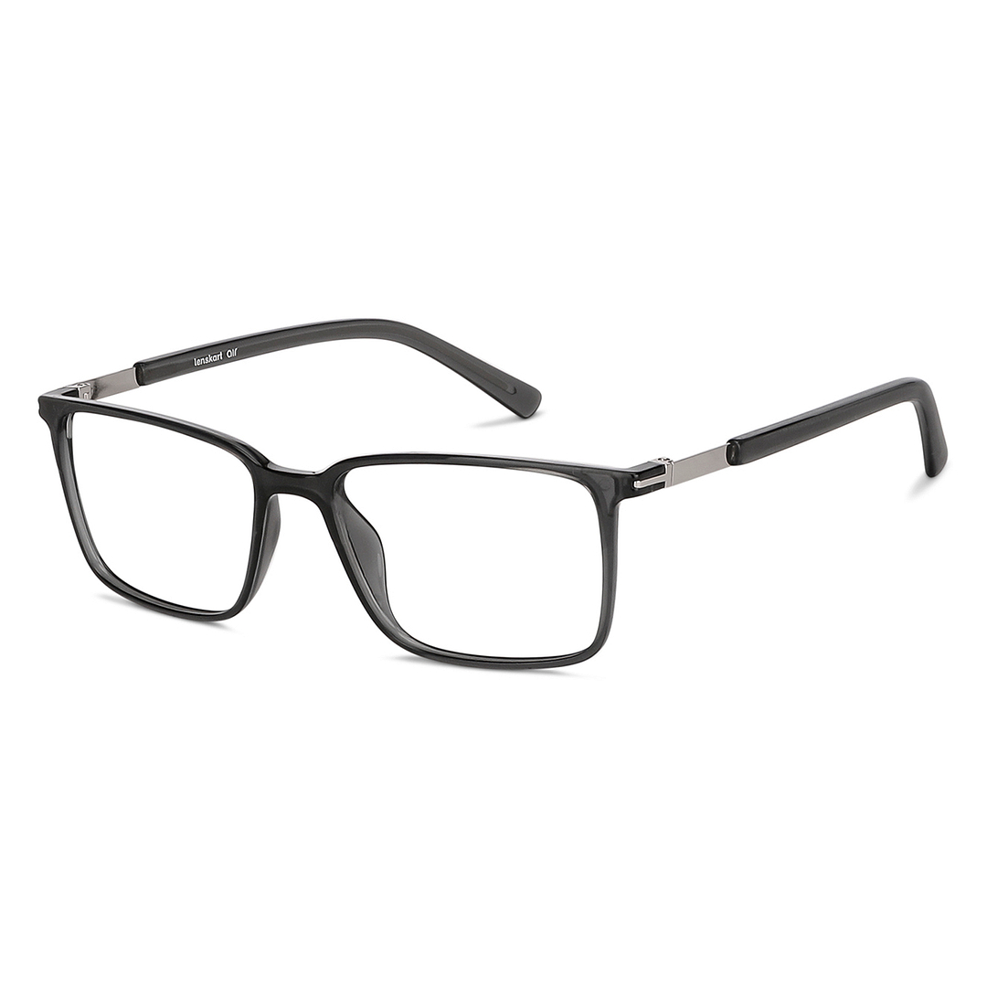 Lenskart Air Online Gray Transparent Full Rim Rectangle right side