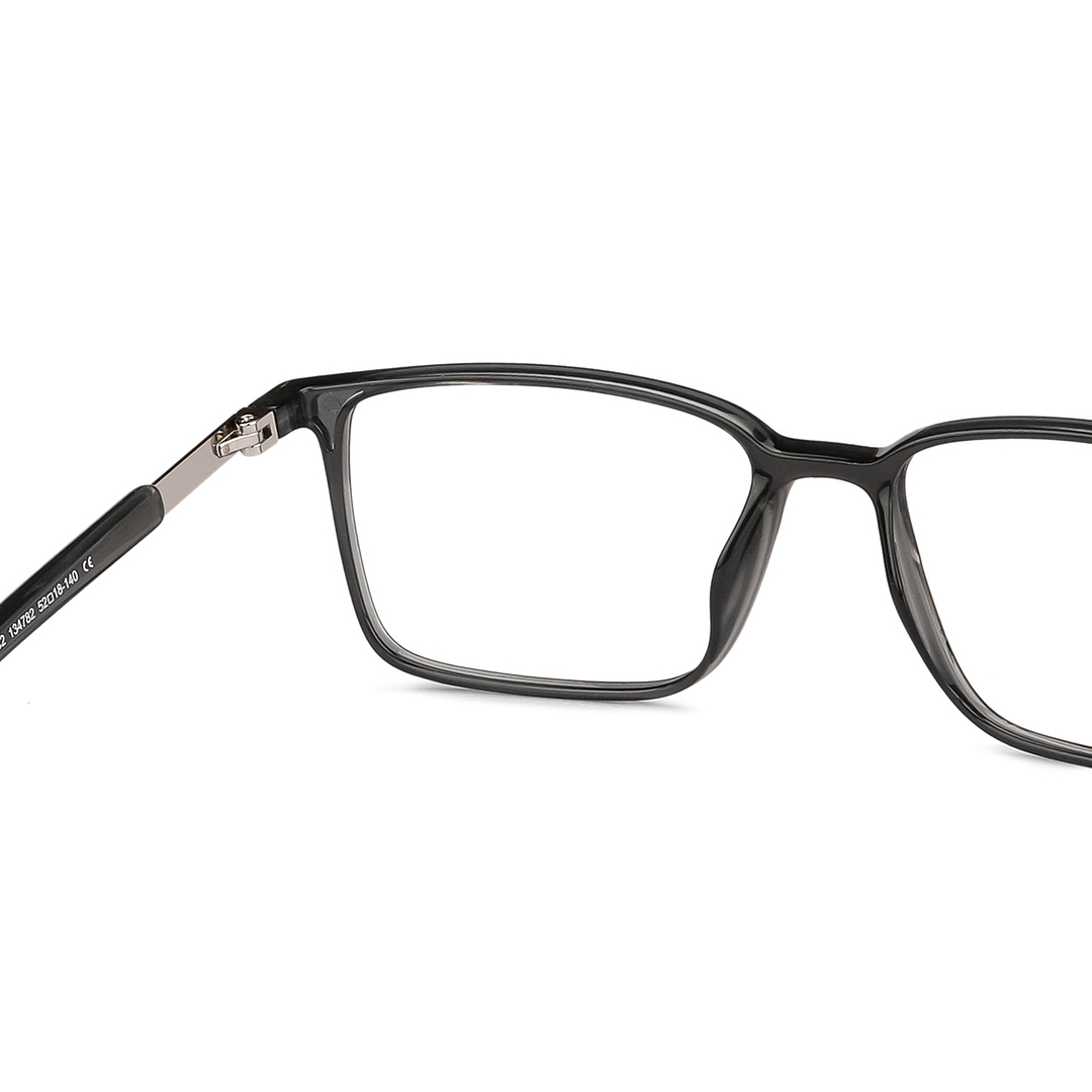 Lenskart Air Online Gray Transparent Full Rim Rectangle right side