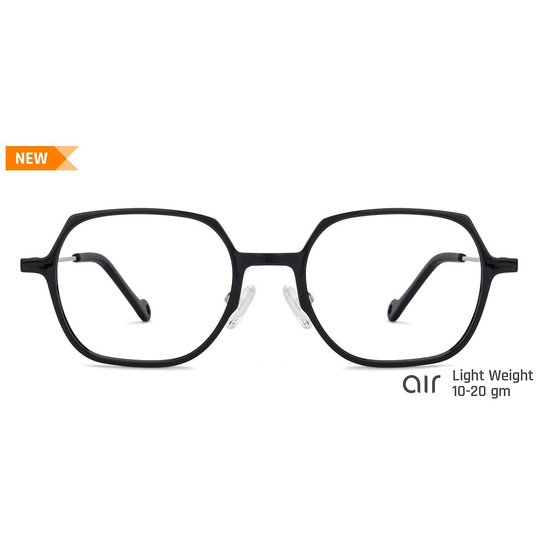 Lenskart Air Online Black Full Rim Geometric left side