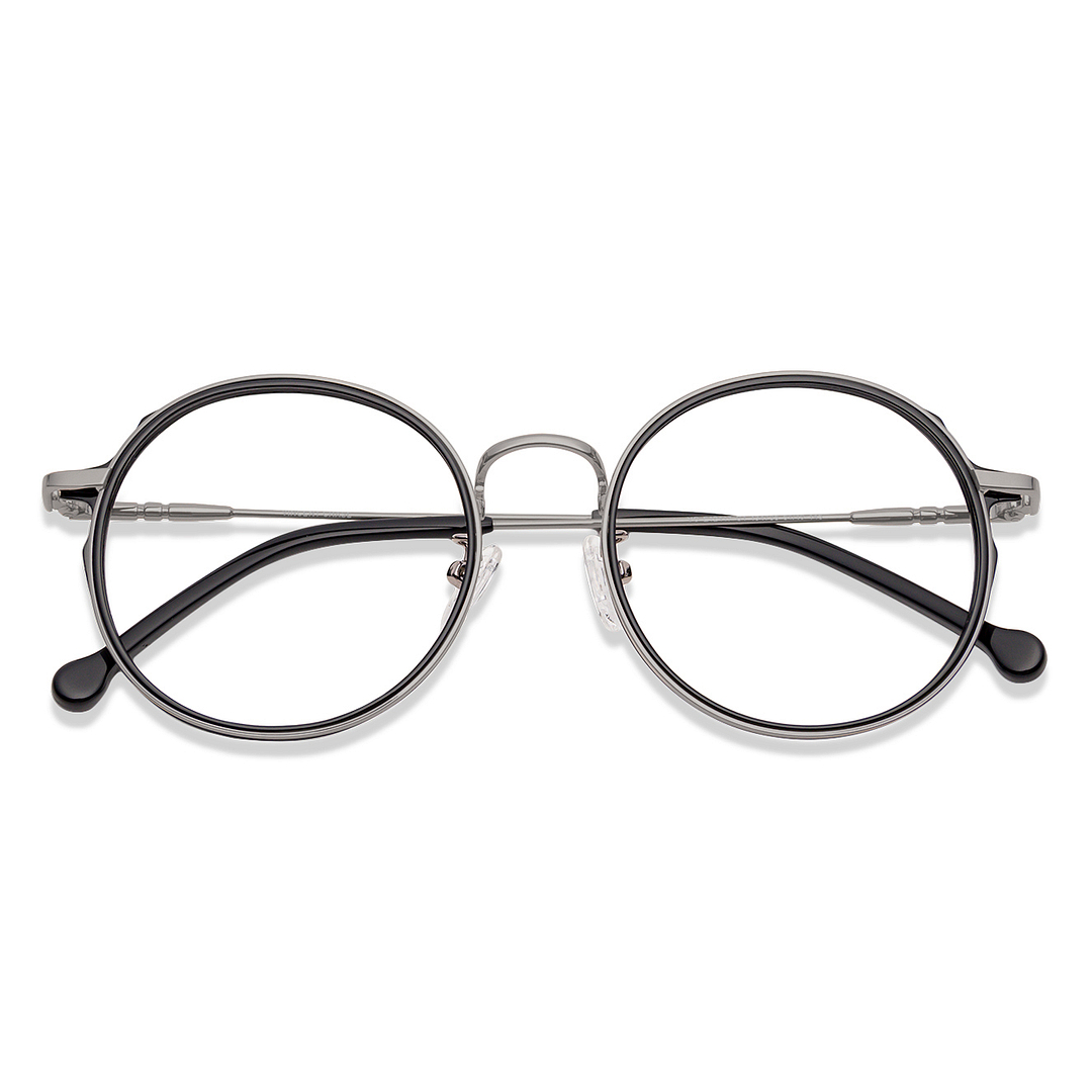 Lenskart Air Online Silver Full Rim Round left side