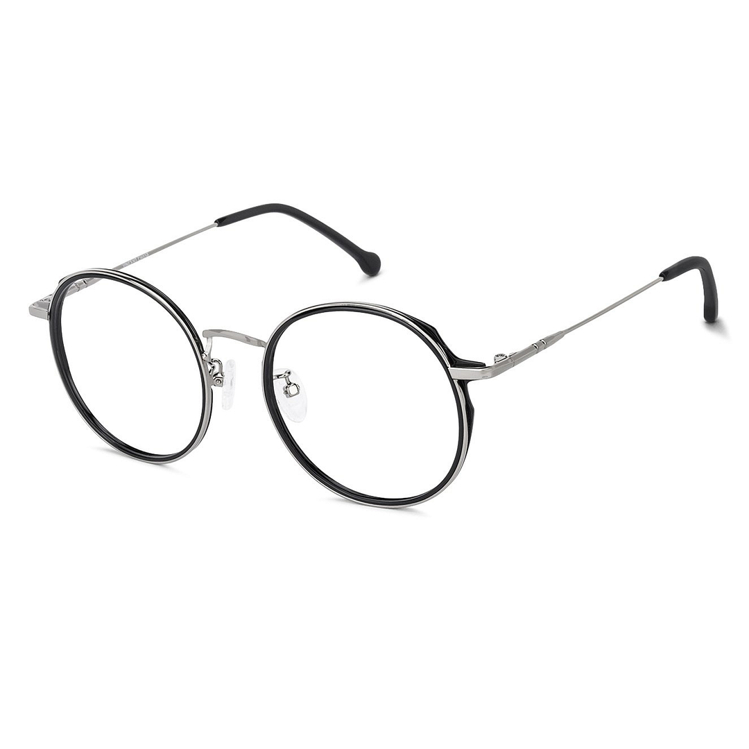 Lenskart Air Online Silver Full Rim Round left side