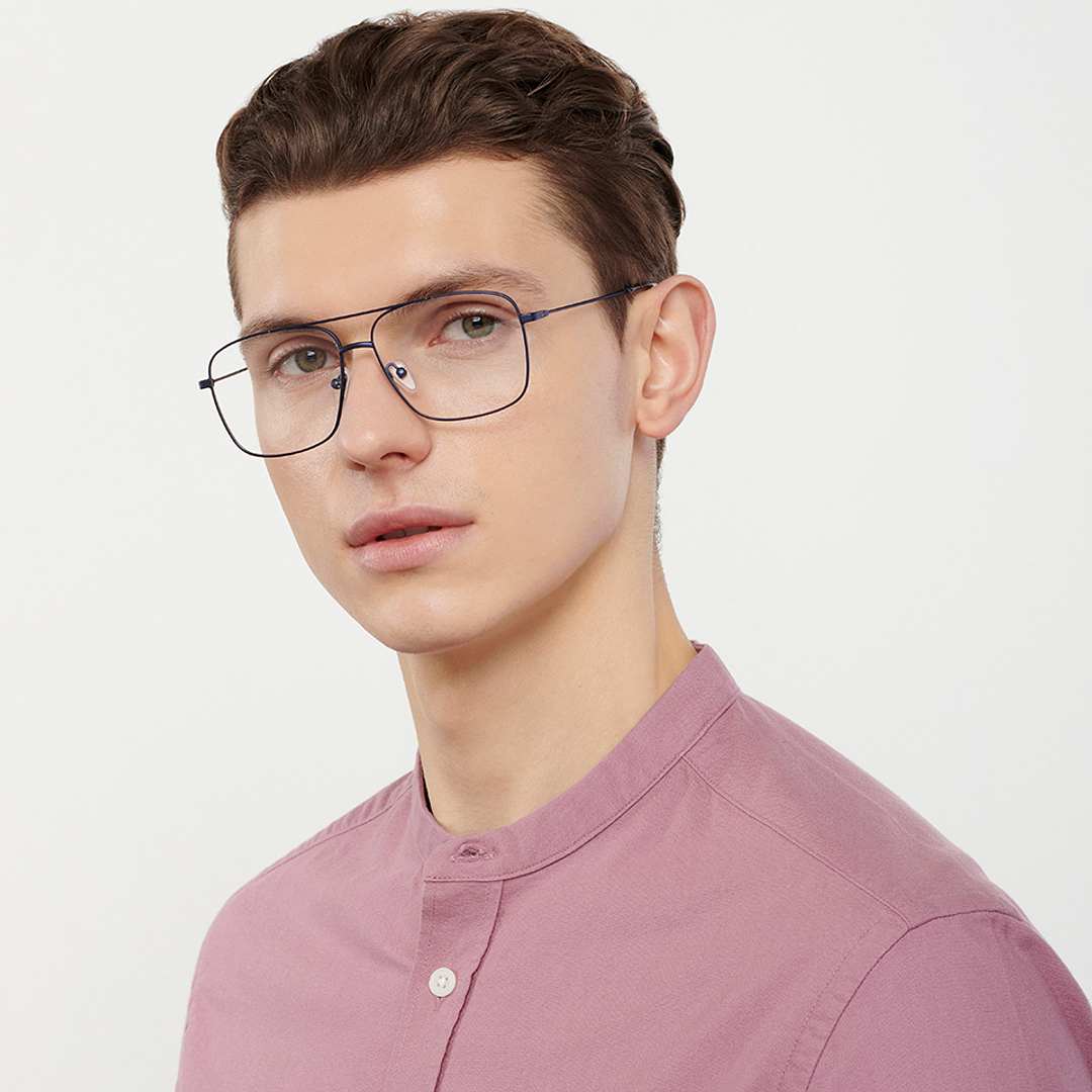 Vincent Chase Online Sky Blue Full Rim Square right side