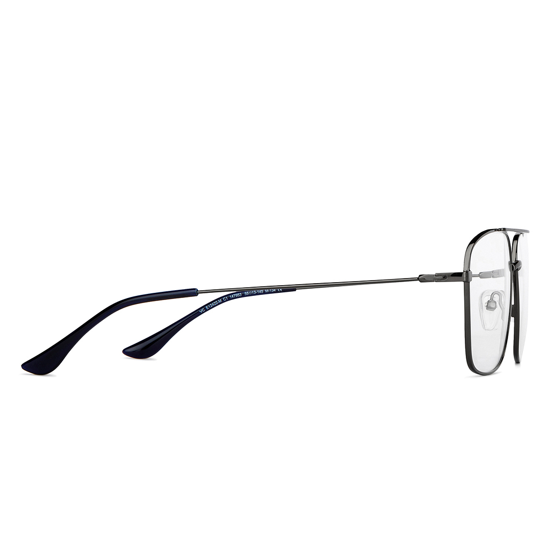 Vincent Chase Online Mid Gunmetal Full Rim Square left side