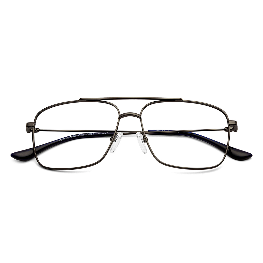 Vincent Chase Online Mid Gunmetal Full Rim Square left side
