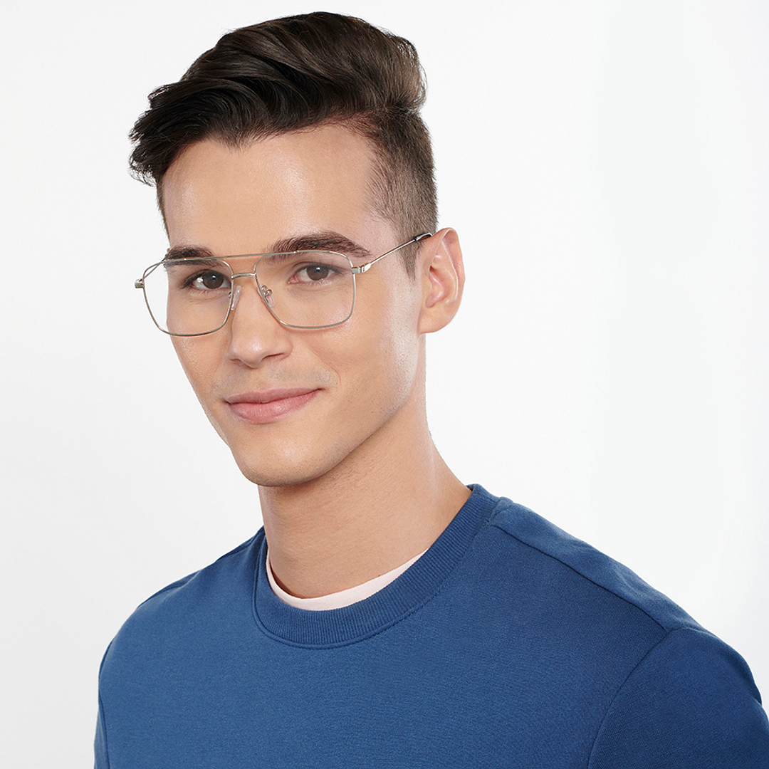 Vincent Chase Online Silver Full Rim Square right side