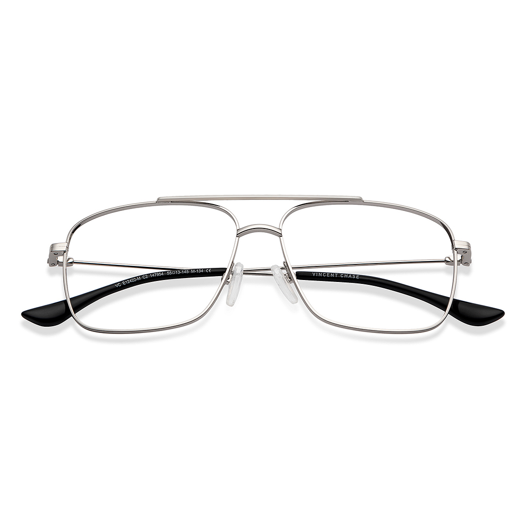 Vincent Chase Online Silver Full Rim Square left side
