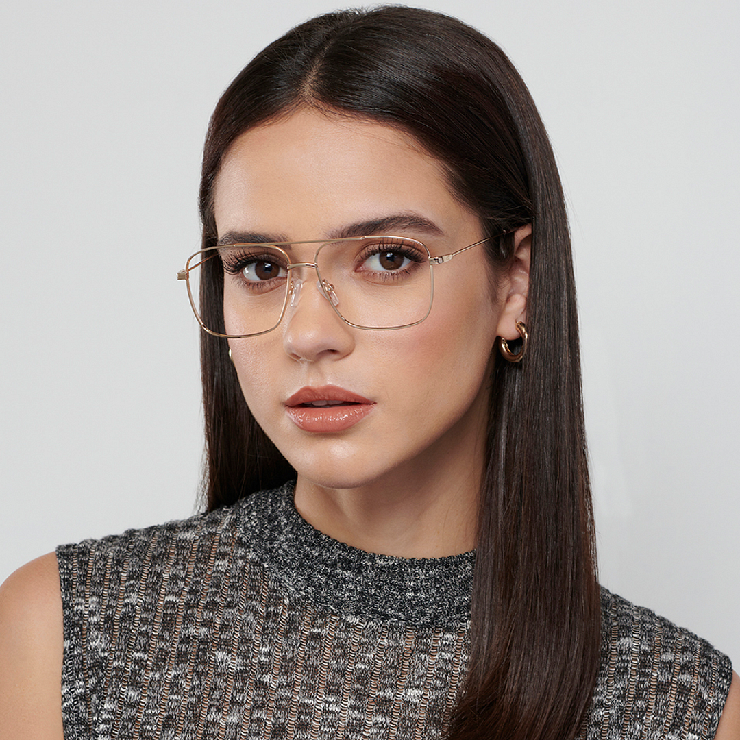 Vincent Chase Online Gold Full Rim Square right side