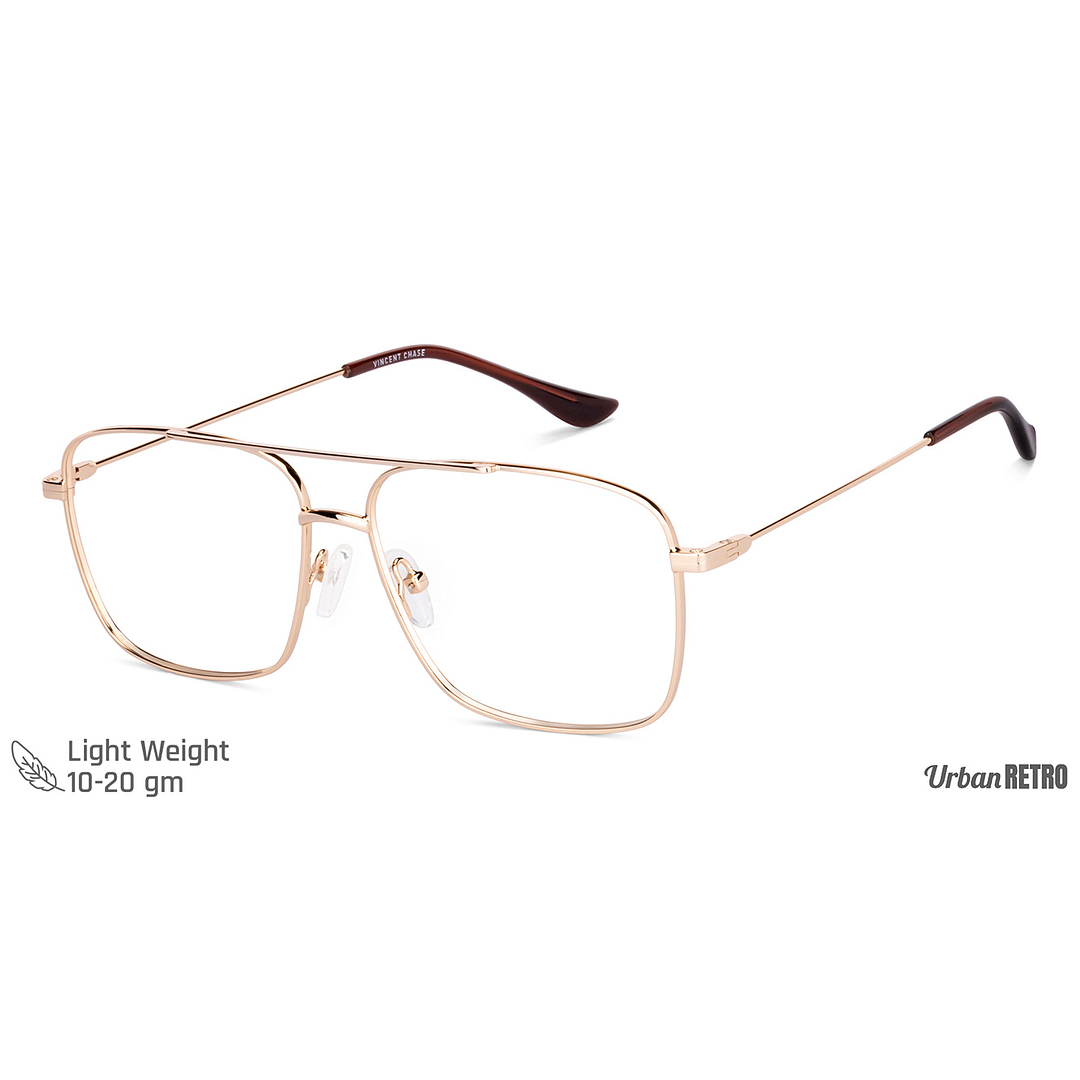 Vincent Chase Online Gold Full Rim Square right side