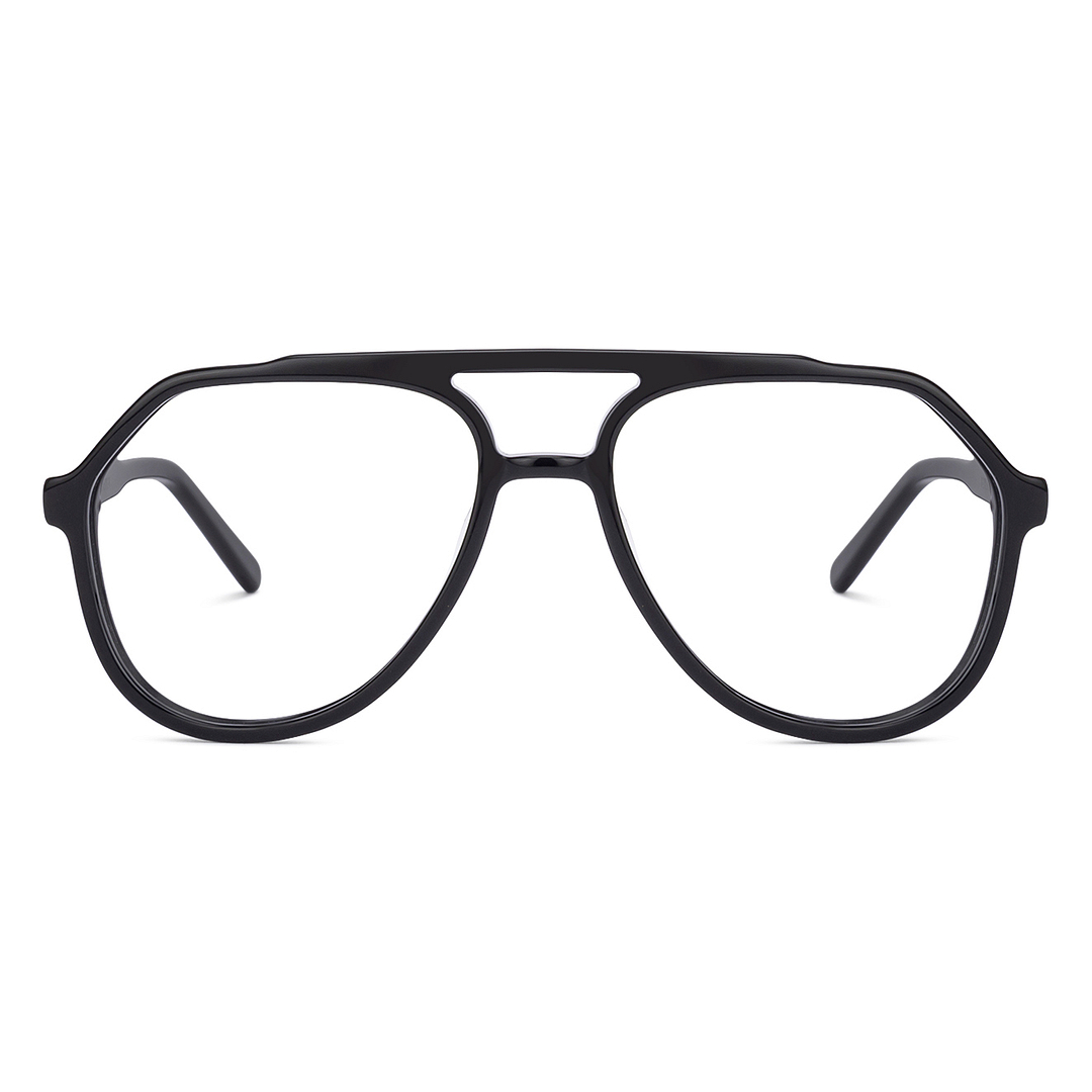 Vincent Chase Online Black Full Rim Aviator left side