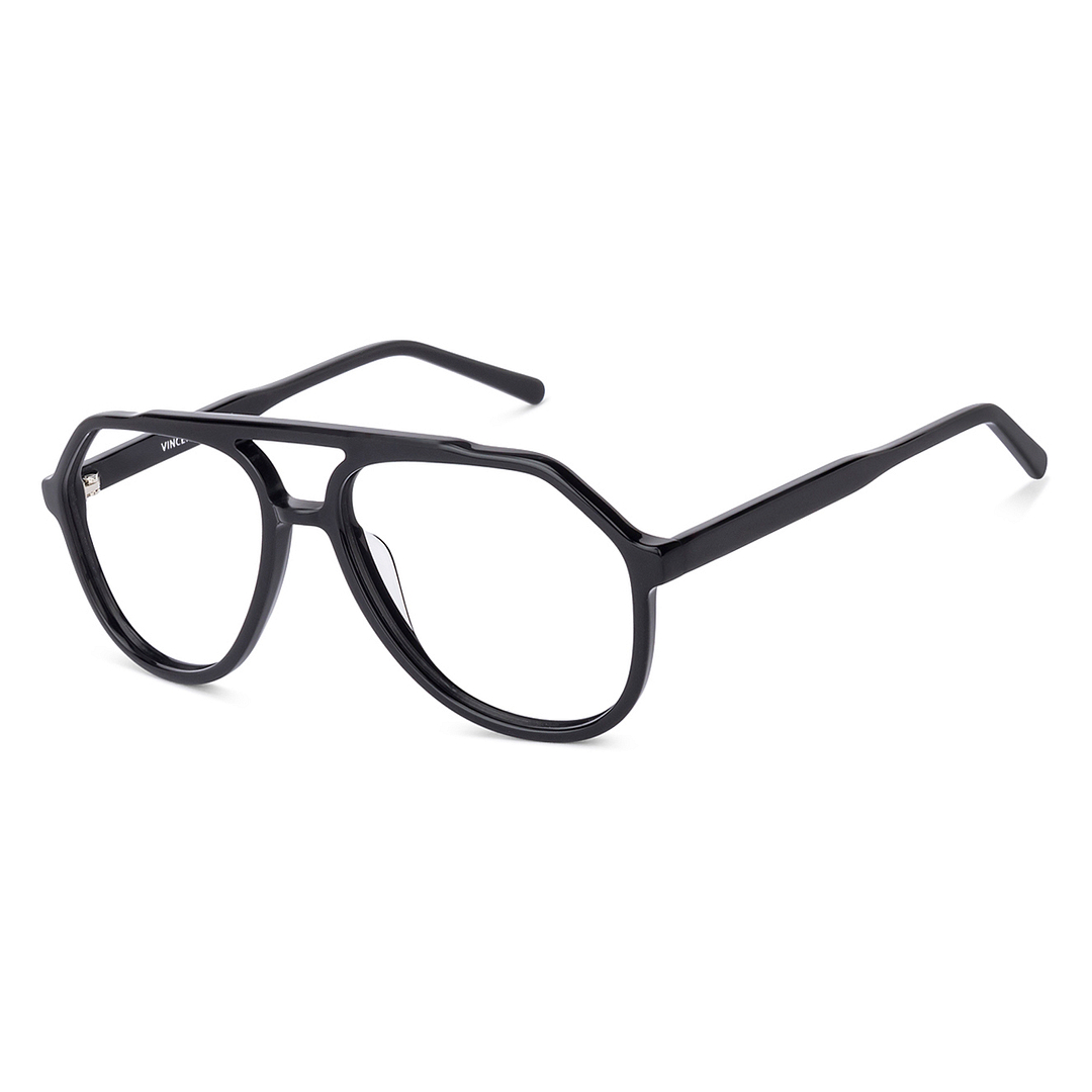 Vincent Chase Online Black Full Rim Aviator right side