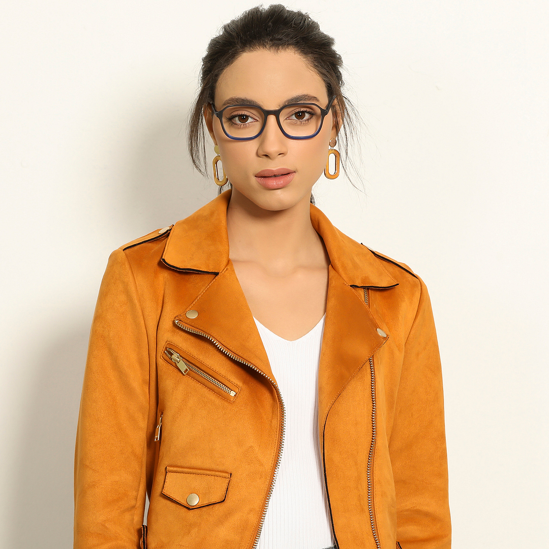 Vincent Chase Online Blue Transparent Full Rim Geometric right side