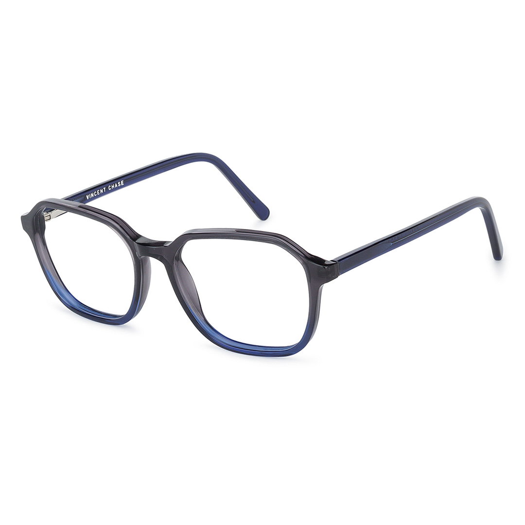 Vincent Chase Online Blue Transparent Full Rim Geometric left side