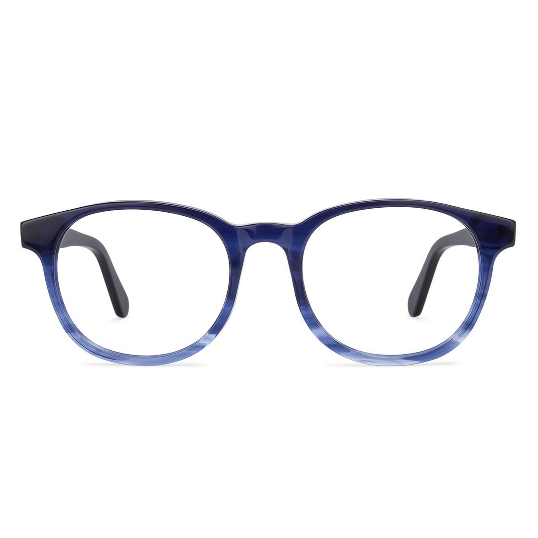 Vincent Chase Online Blue Transparent Full Rim Round left side