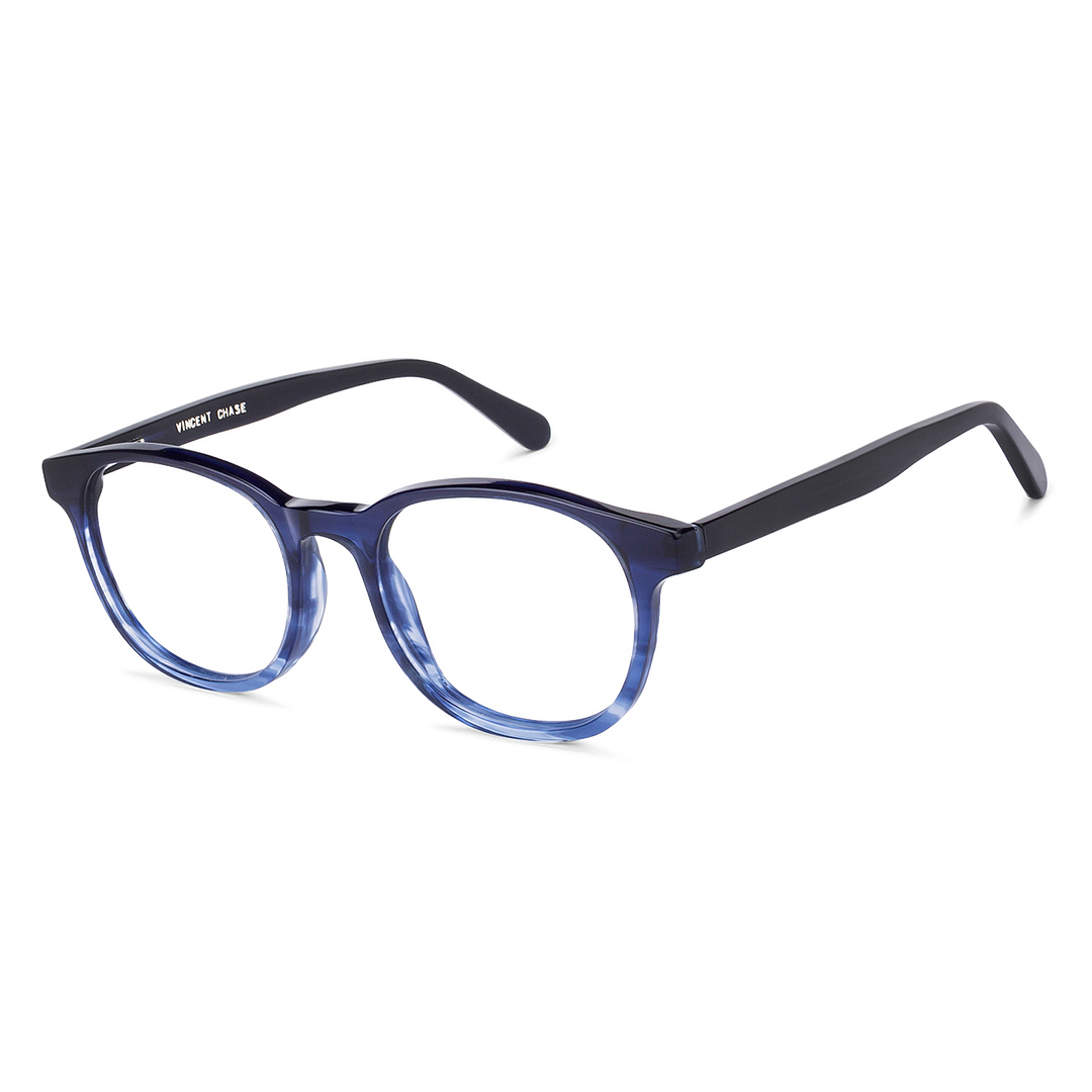 Vincent Chase Online Blue Transparent Full Rim Round right side