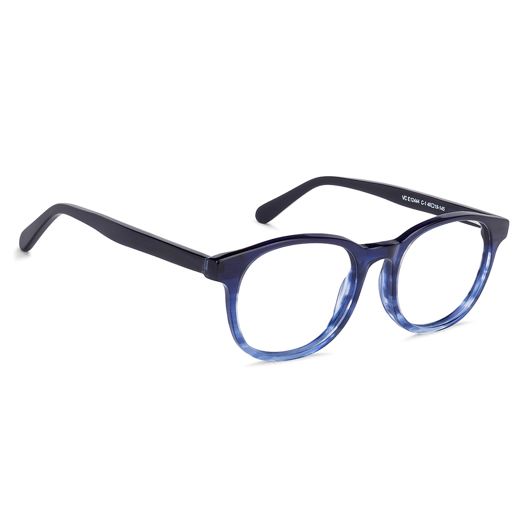 Vincent Chase Online Blue Transparent Full Rim Round left side