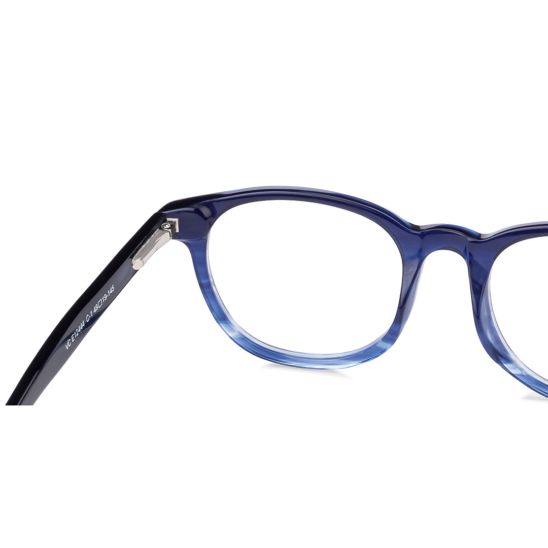 Vincent Chase Online Blue Transparent Full Rim Round left side