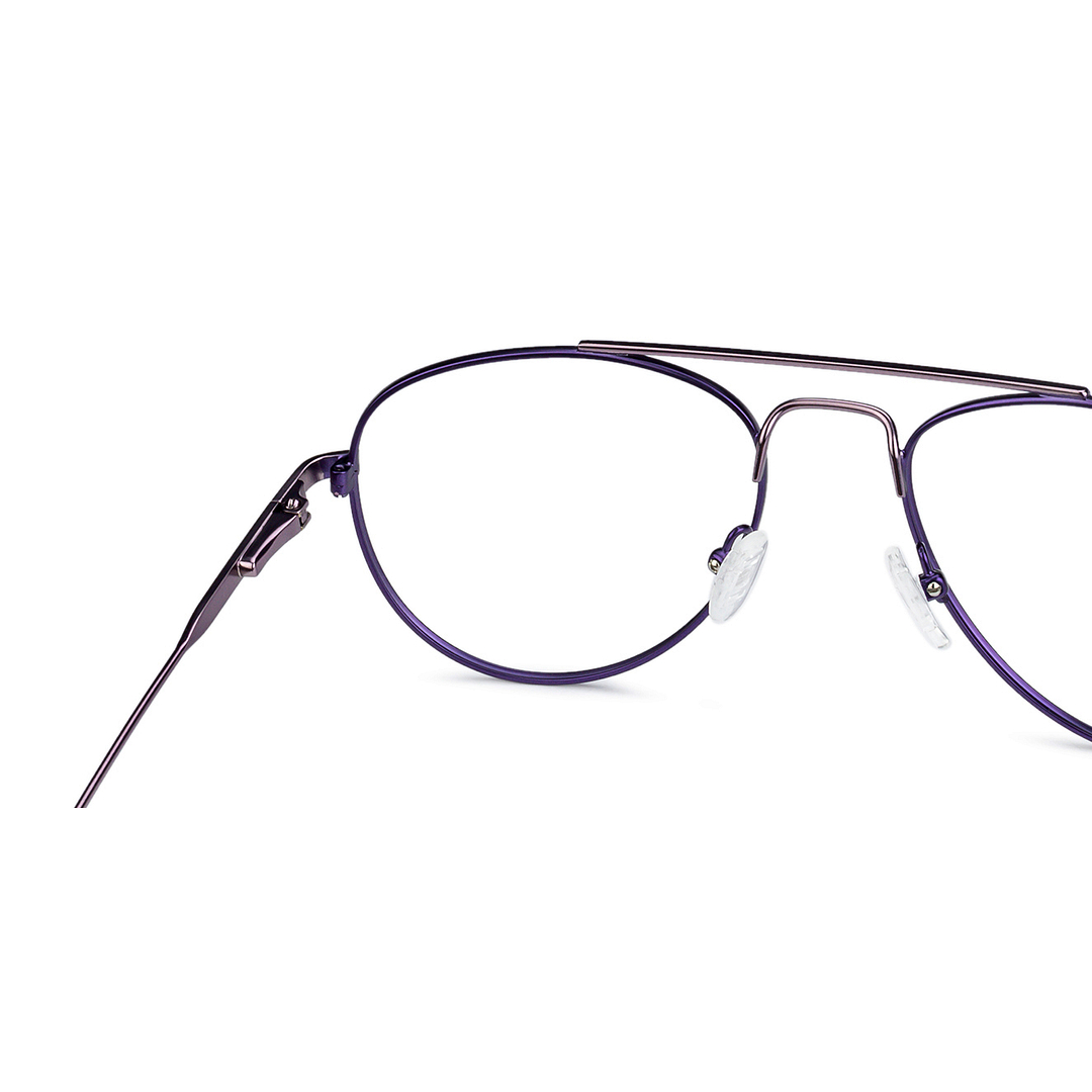 Vincent Chase Online Mid Gunmetal Full Rim Aviator left side