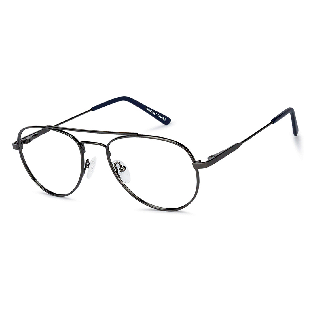 Vincent Chase Online Mid Gunmetal Full Rim Aviator right side