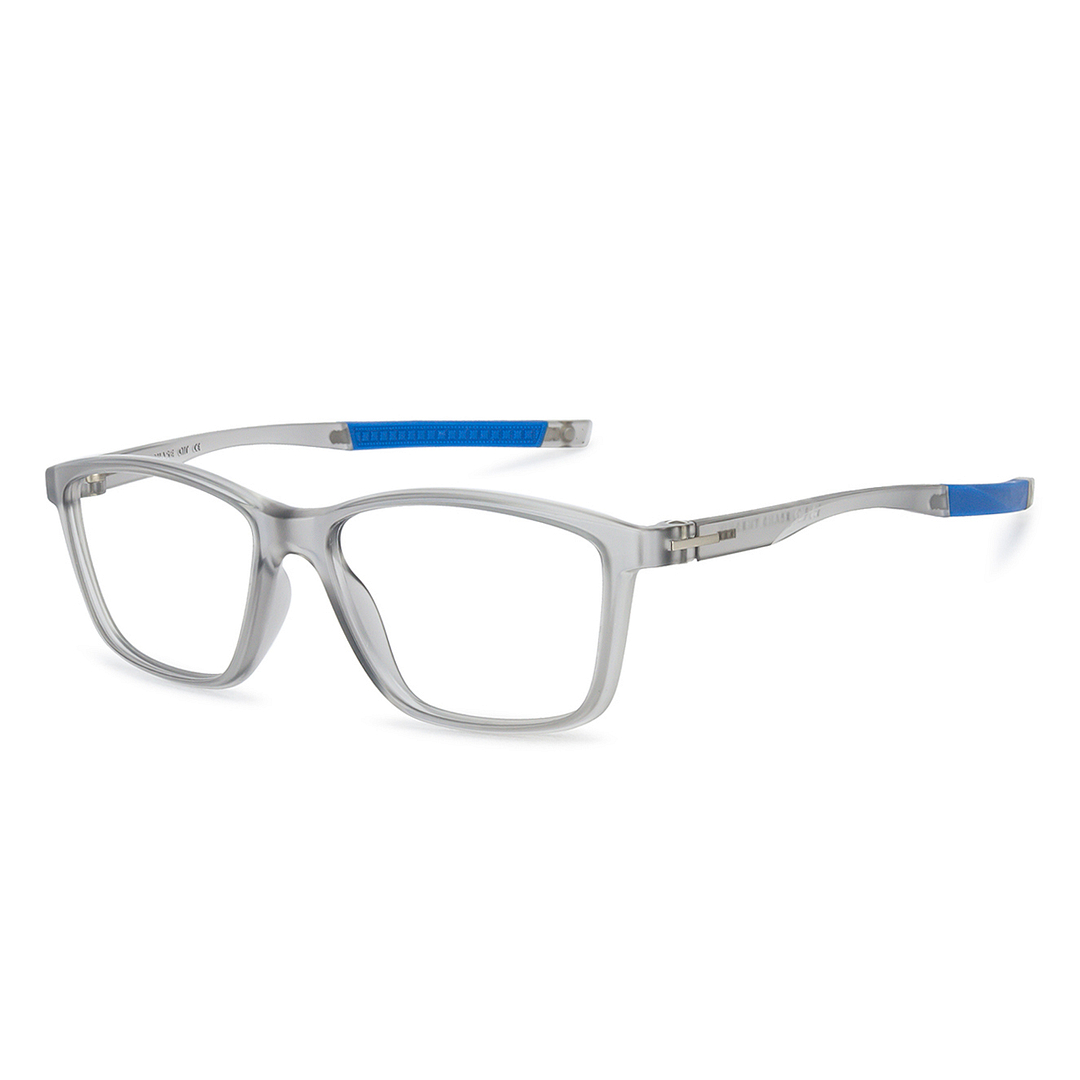 Lenskart Air Online Gray Transparent Full Rim Square left side