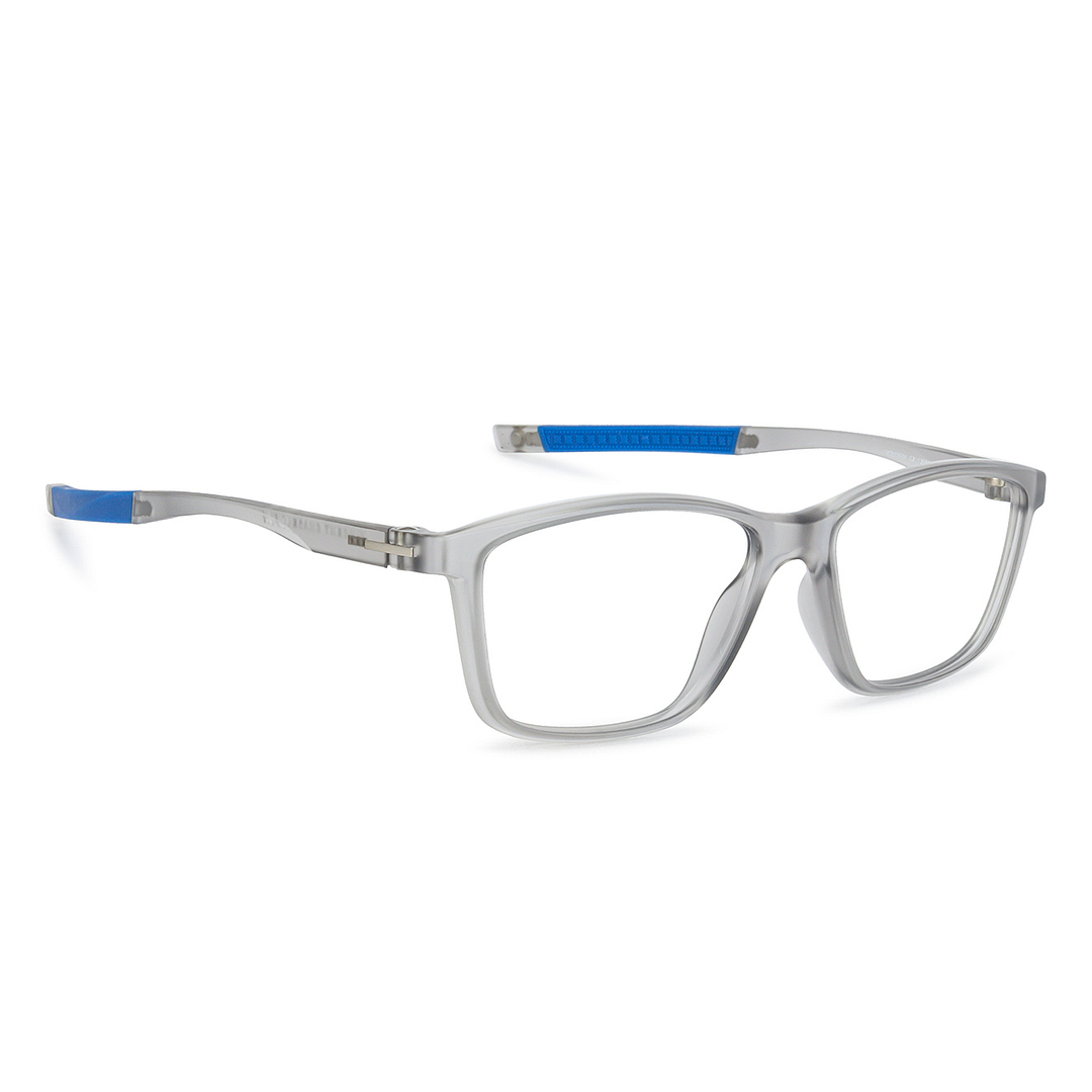 Lenskart Air Online Gray Transparent Full Rim Square right side