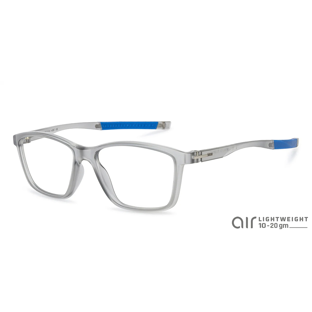 Lenskart Air Online Gray Transparent Full Rim Square left side