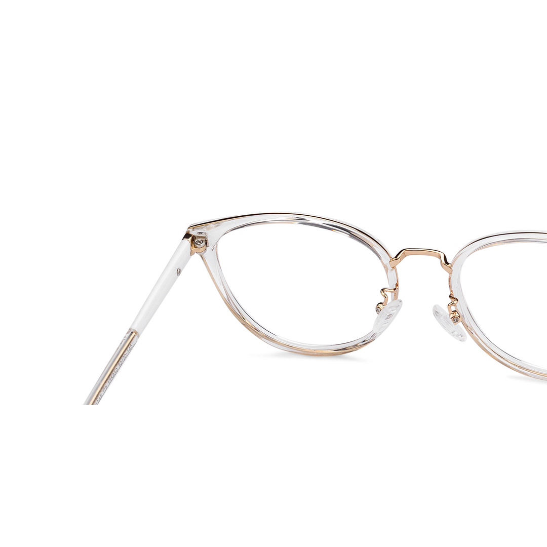 Vincent Chase Crystal Transparent Full Rim Cat Eye right side