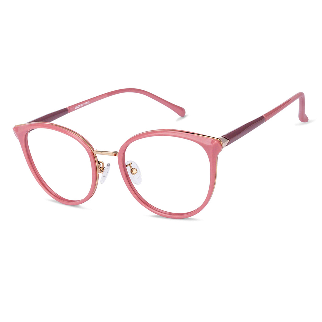Vincent Chase Online Pink Full Rim Cat Eye left side