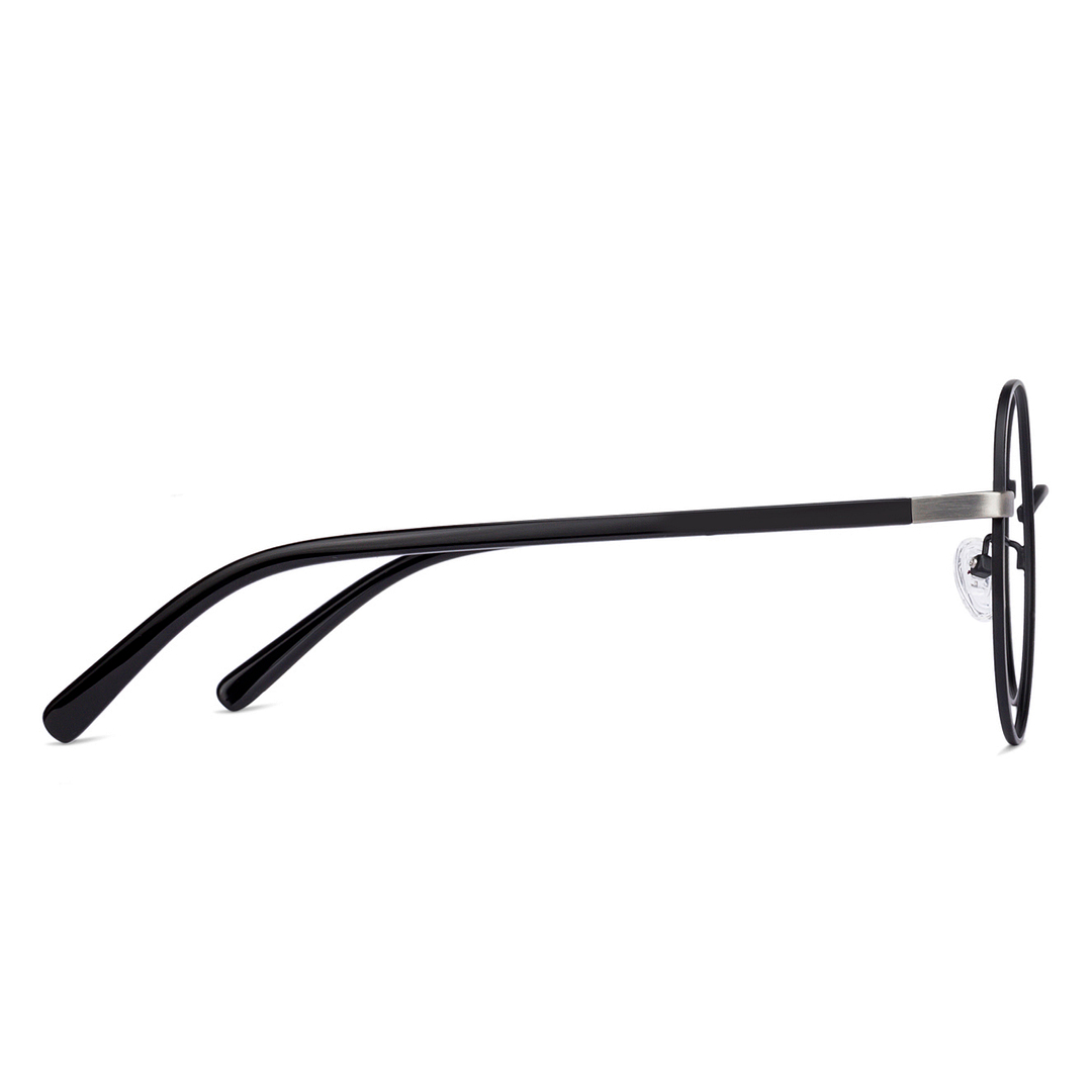 Vincent Chase Online Mid Gunmetal Full Rim Round left side