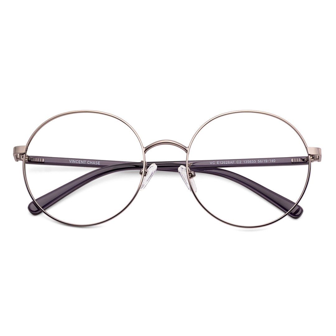Vincent Chase Online Mid Gunmetal Full Rim Round left side