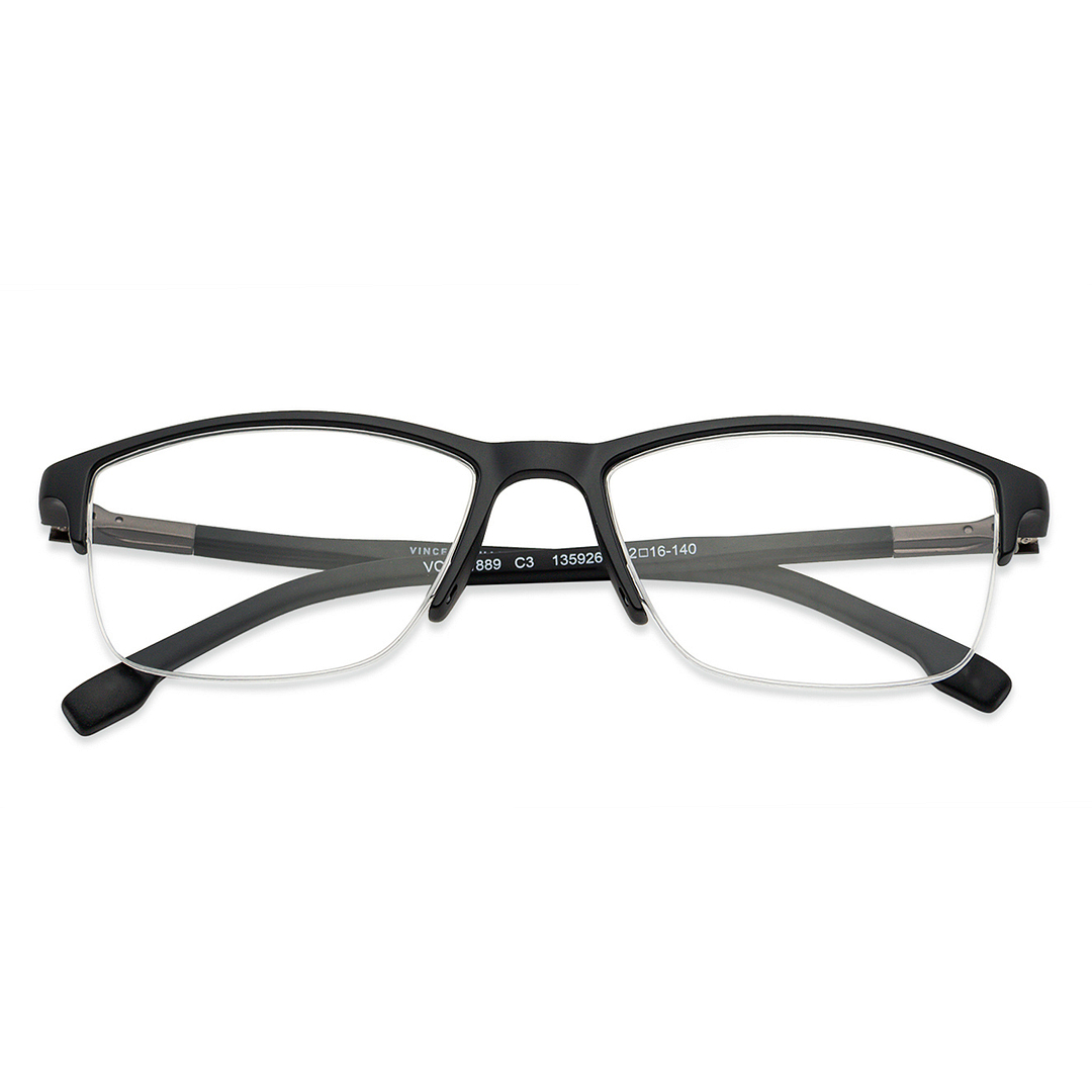 Lenskart Air Online Black Half Rim Rectangle right side