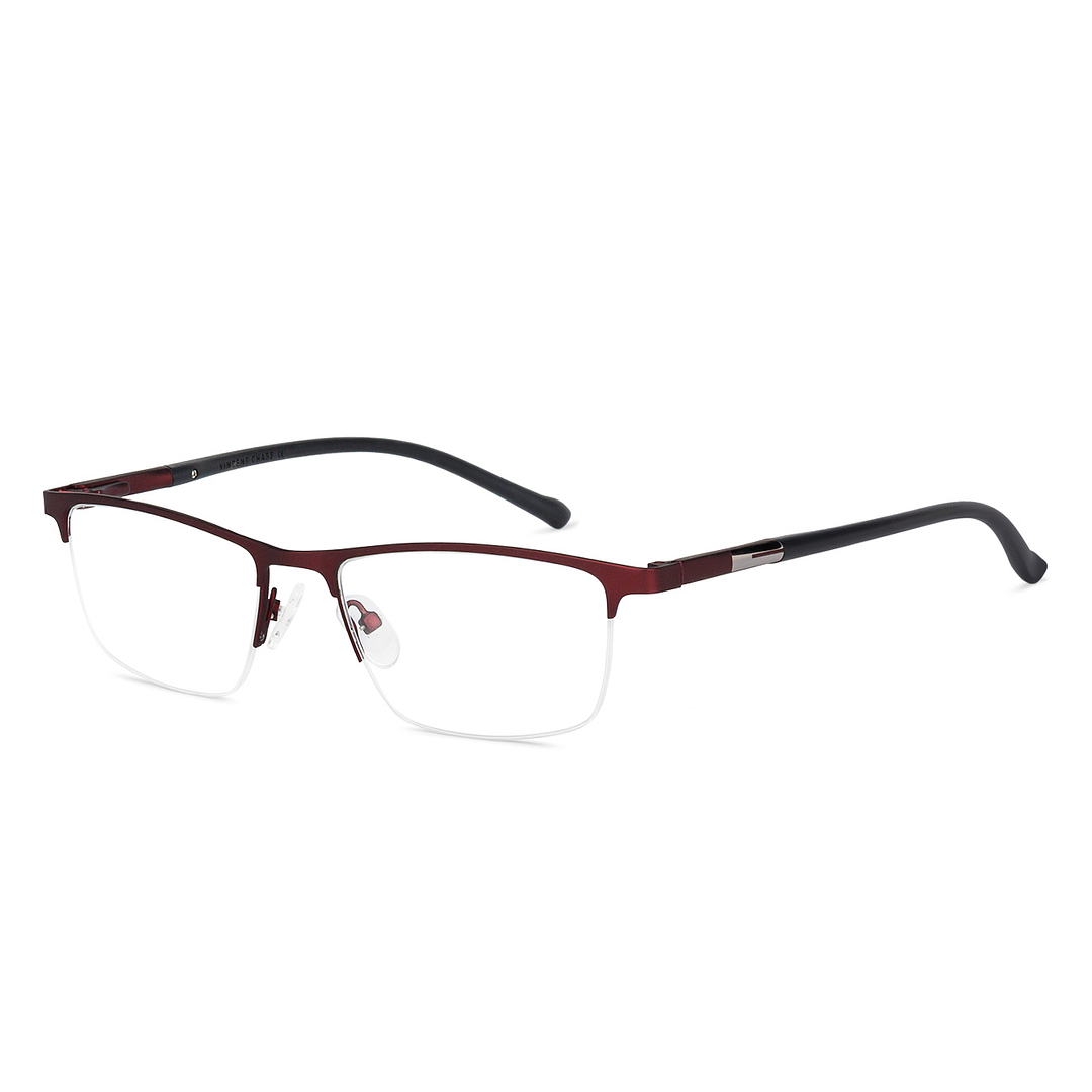 Lenskart Air Online Light Brown Half Rim Rectangle right side